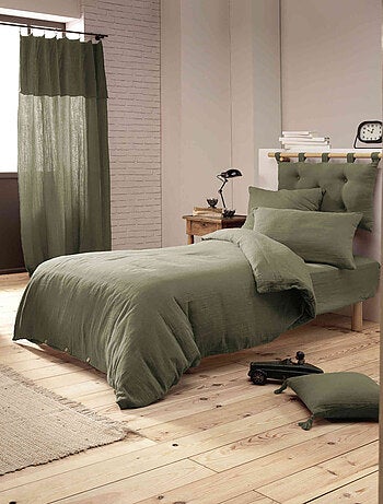 Housse de couette double gaze de coton