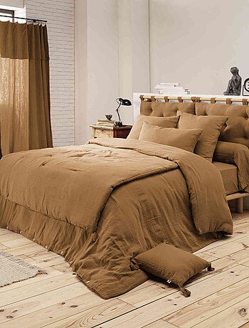 Housse de couette double gaze de coton