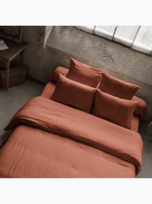 Housse de couette double gaze de coton - Kiabi Housse de couette double gaze de coton - Kiabi