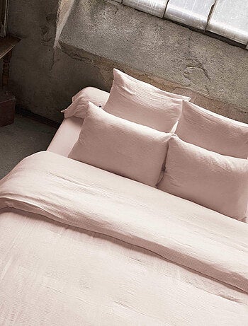 Housse de couette double gaze de coton