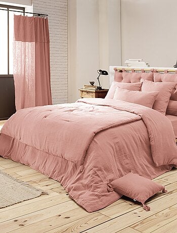 Housse de couette double gaze de coton