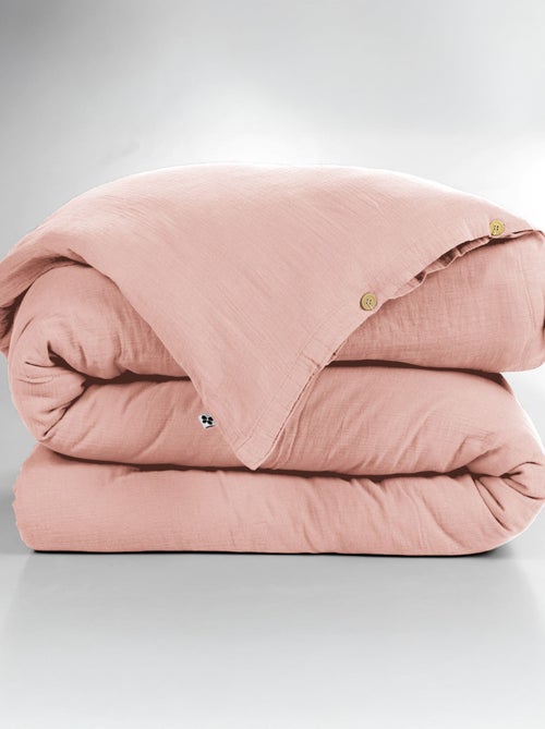 Housse de couette double gaze de coton - Kiabi