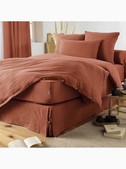 Housse de couette double gaze de coton - Kiabi