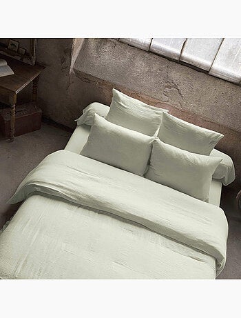 Housse de couette double gaze de coton