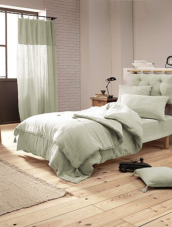 Housse de couette double gaze de coton