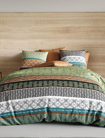 Housse de couette Echo + taie(s) coton 57 fils