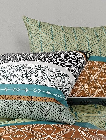 Housse de couette Echo + taie(s) coton 57 fils