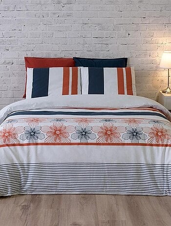 Housse de couette Elégance + taie(s) coton 57 fils