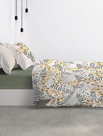 Housse de couette Eloa + taie(s) coton bio 57 fils