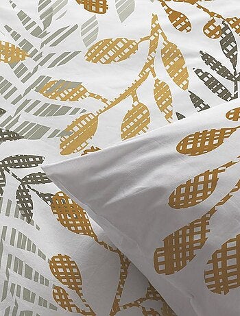 Housse de couette Eloa + taie(s) coton bio 57 fils