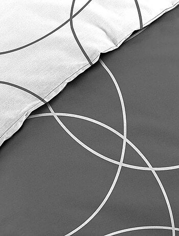 Housse de couette Elton + taie microfibre