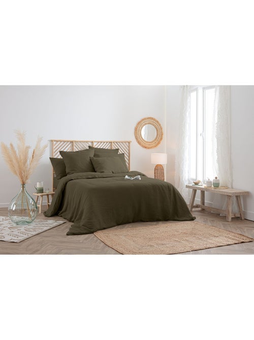 Housse de couette en 100% lin - Kiabi