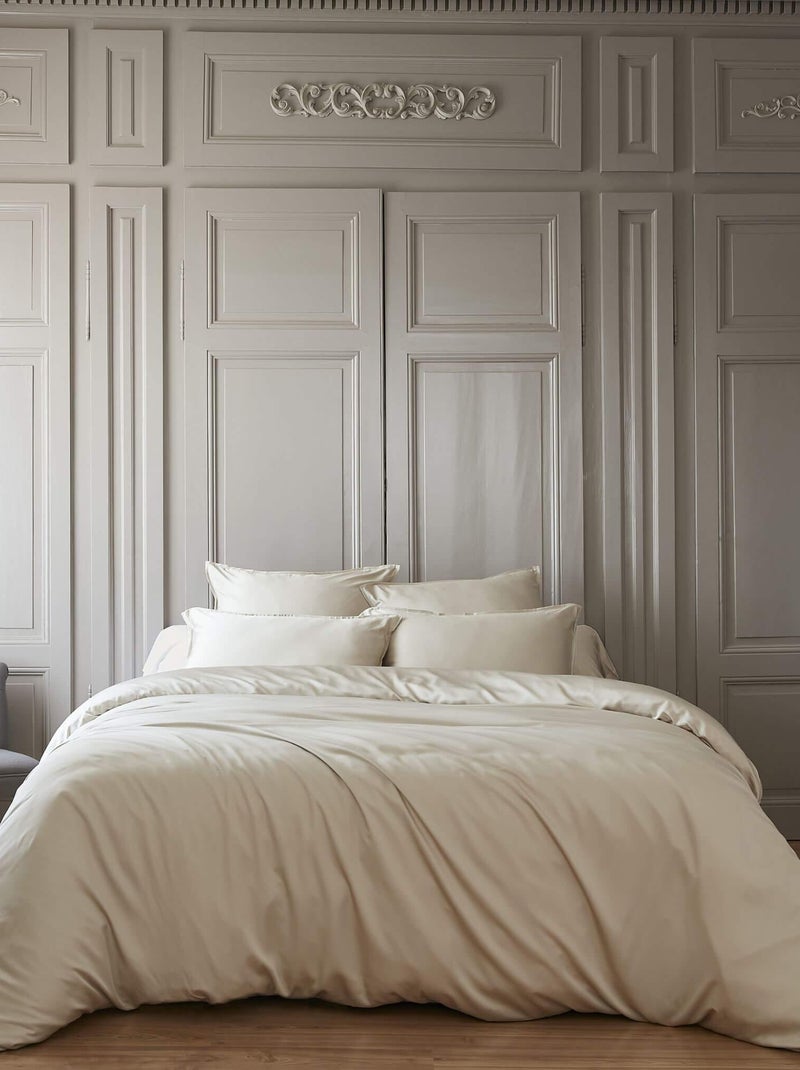 Housse de couette en bambou Beige - Kiabi