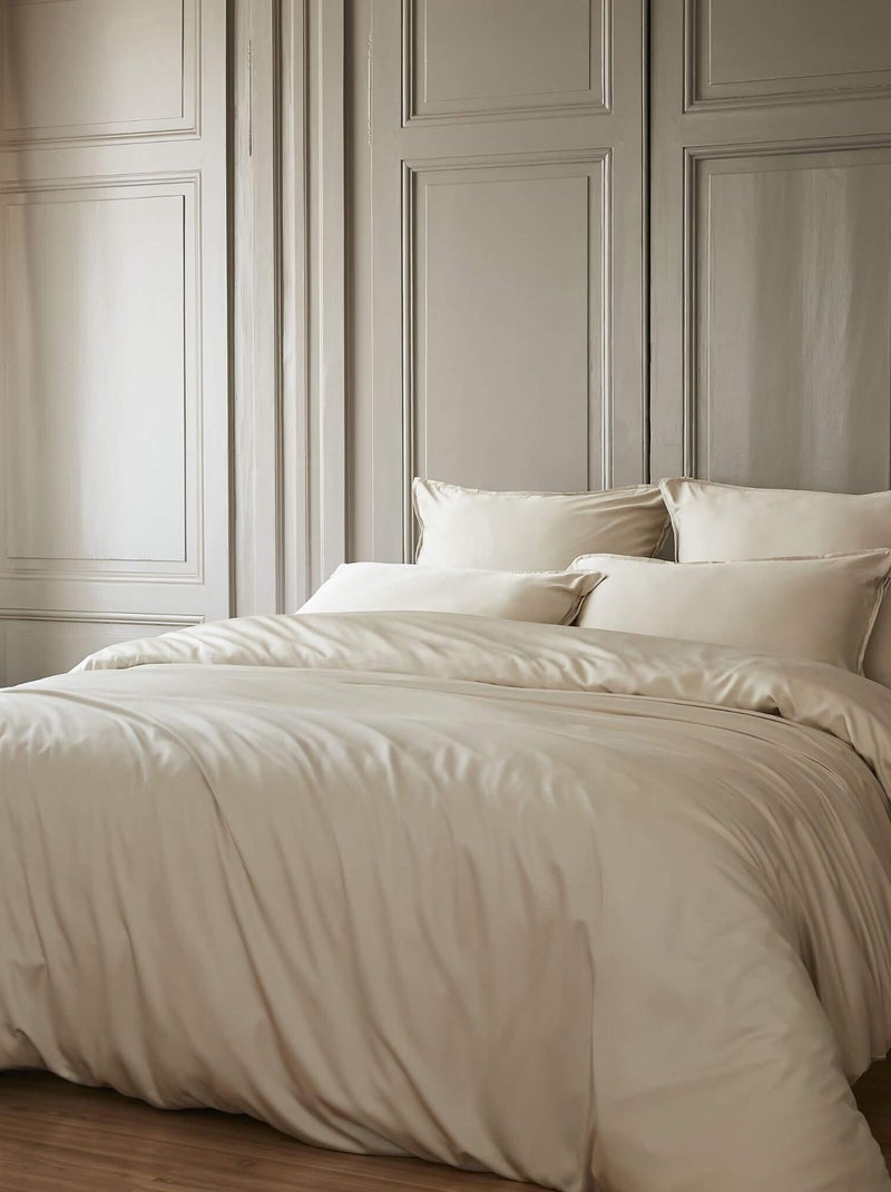 Housse de couette en bambou Beige - Kiabi