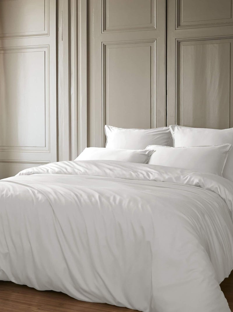 Housse de couette en bambou Blanc - Kiabi