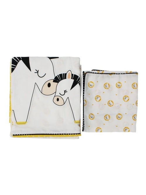 Housse de couette en coton - - Kiabi