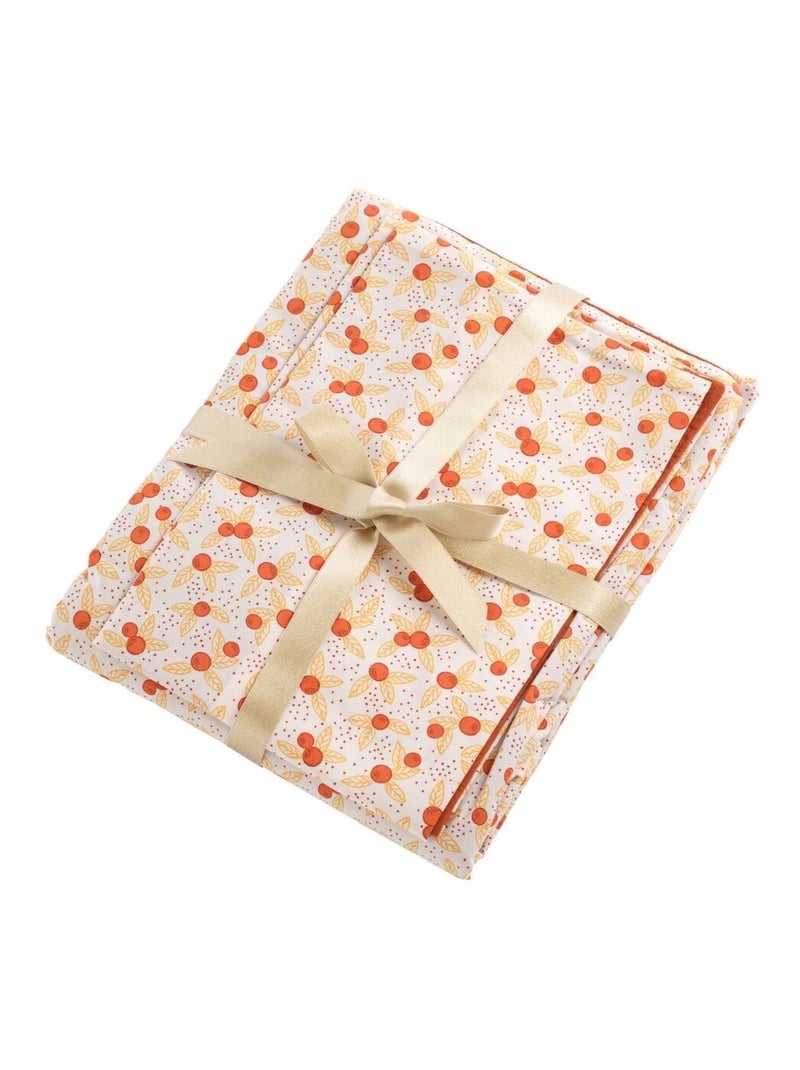 Housse de couette en coton - SAUTHON Rouge - Kiabi