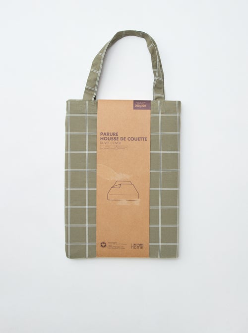 Housse de couette en coton (200 x 200 cm) - Kiabi Home - Kiabi