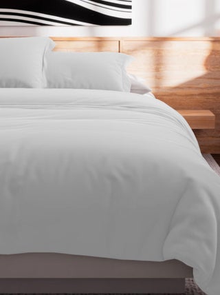 Housse de couette en coton 57 fils UNI, par Soleil d'Ocre