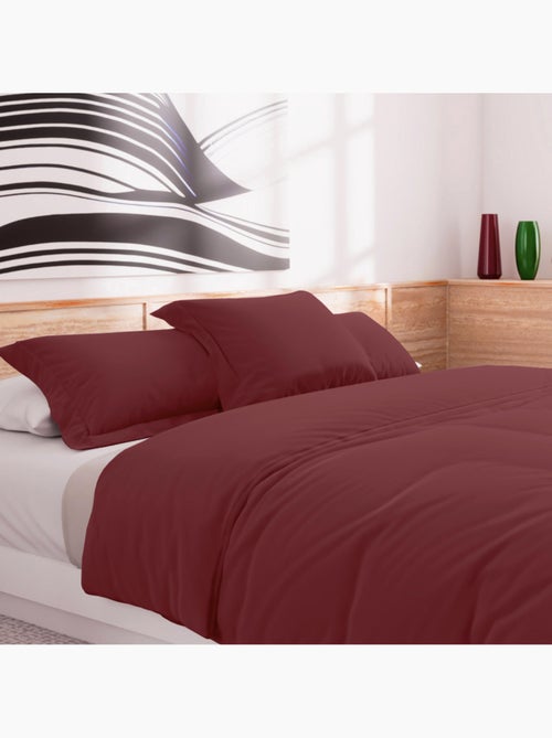 Housse de couette en coton 57 fils UNI, par Soleil d'Ocre - Kiabi