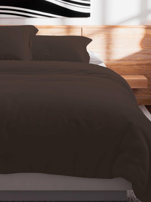 Housse de couette en coton 57 fils UNI, par Soleil d'Ocre - Kiabi
