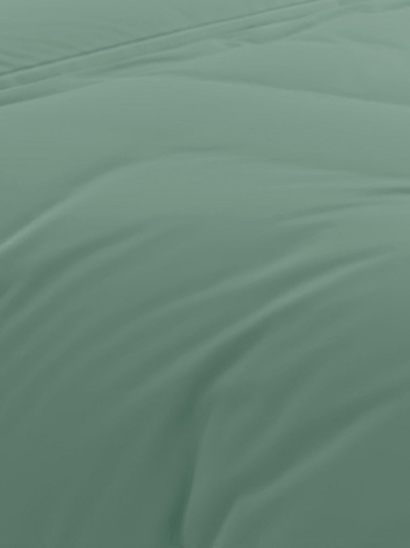 Housse de couette en coton 57 fils UNI, par Soleil d'Ocre Vert - Kiabi