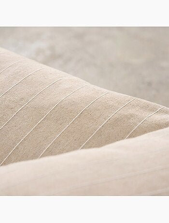 Housse de couette en coton avec fils en relief, tissu texturé. N’inclut pas les taies d’oreiller.