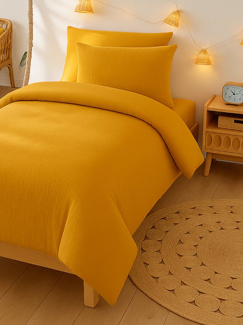 Housse de Couette en Coton Bio Honey - Kiabi