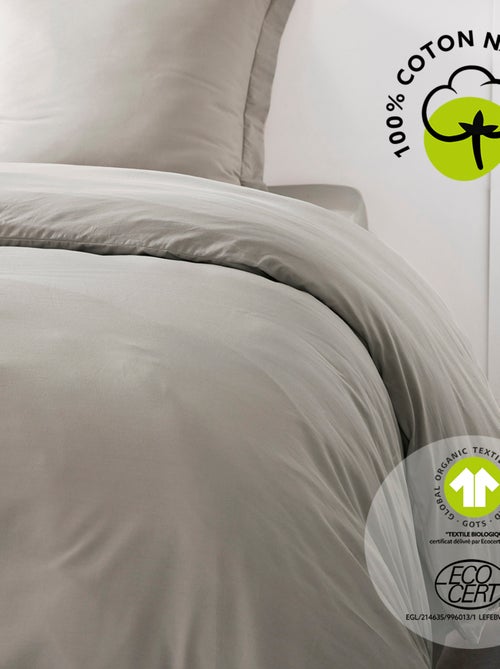 Housse de couette en coton BIO ORGANIC - Kiabi Housse de couette en coton BIO ORGANIC - Kiabi