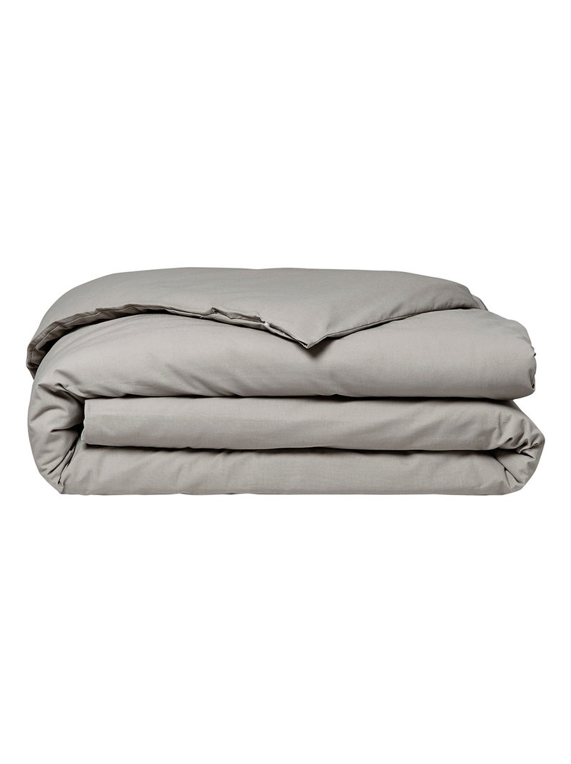 Housse de couette en coton BIO ORGANIC Beige - Kiabi