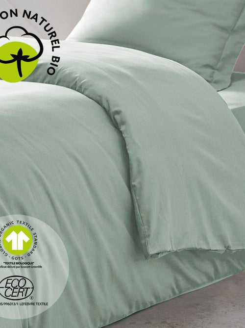 Housse de couette en coton BIO ORGANIC - Kiabi