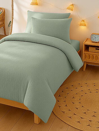 Housse de Couette en Coton Bio Rose