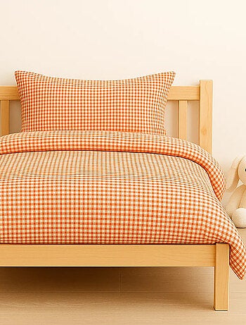 Housse de Couette en Coton Bio Rose