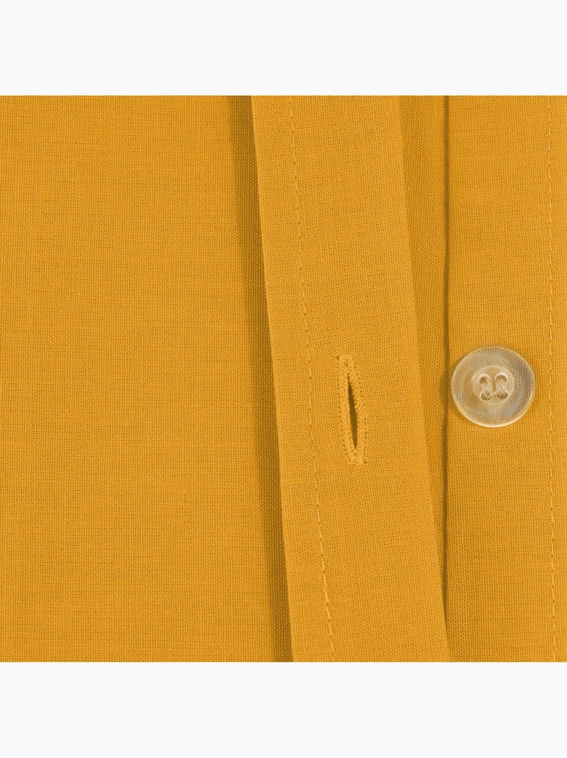 Housse de couette en coton CARINA Ocre - Kiabi