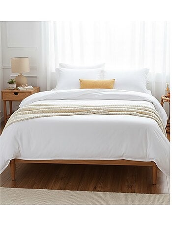 Housse de couette en coton Contemporain uni