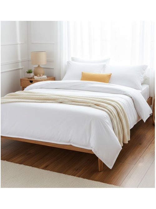 Housse de couette en coton Contemporain uni - Kiabi Housse de couette en coton Contemporain uni - Kiabi