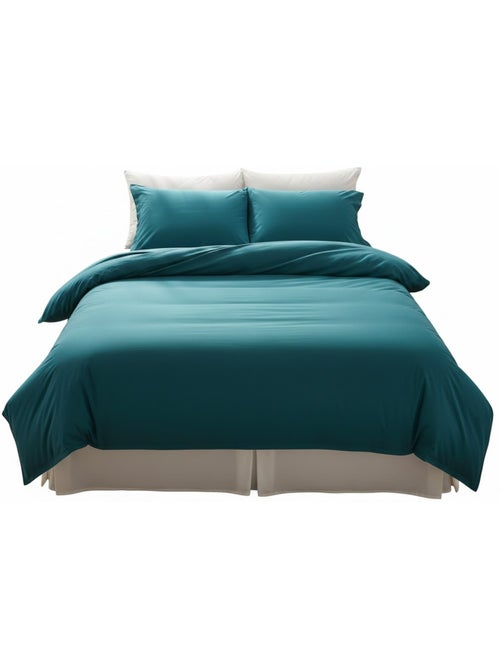 Housse de couette en coton Contemporain uni - Kiabi