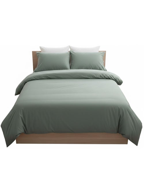 Housse de couette en coton Contemporain uni - Kiabi Housse de couette en coton Contemporain uni - Kiabi