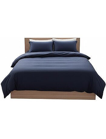 Housse de couette en coton Contemporain uni