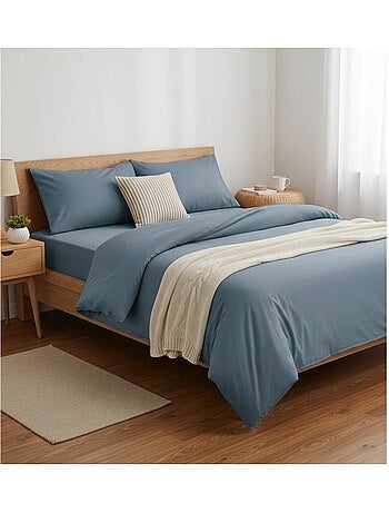 Housse de couette en coton Contemporain uni