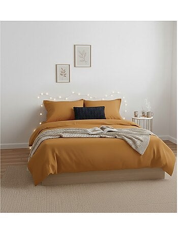 Housse de couette en coton Contemporain uni