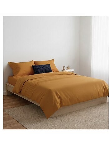 Housse de couette en coton Contemporain uni