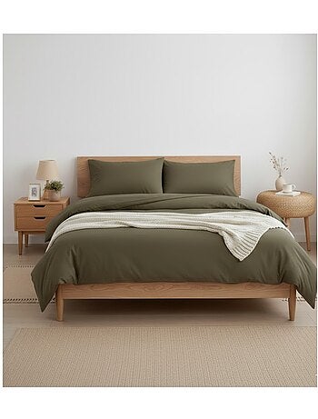 Housse de couette en coton Contemporain uni