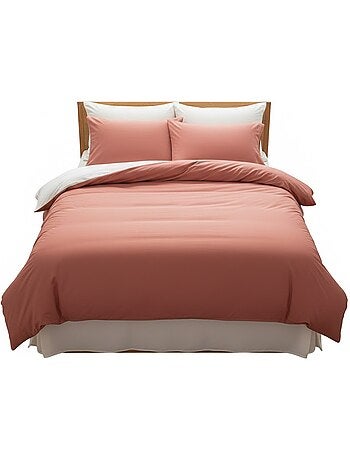 Housse de couette en coton Contemporain uni