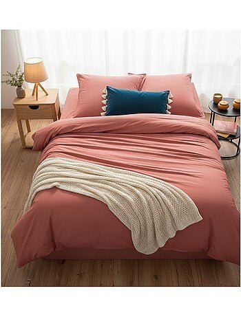 Housse de couette en coton Contemporain uni