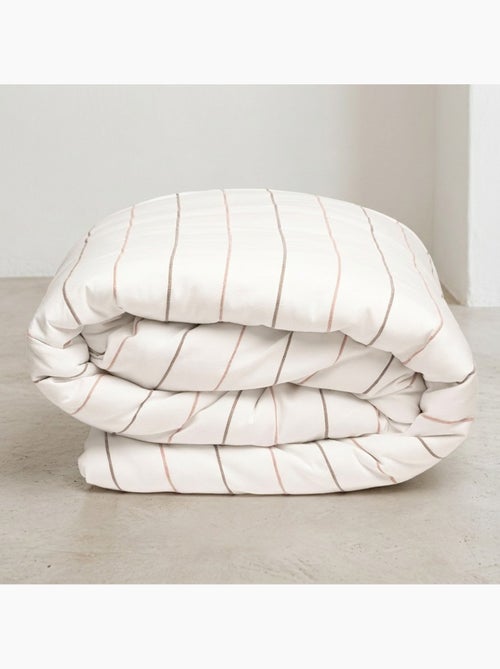 Housse de couette en coton, fils en relief teints, tissu texturé. Sans taies. - Kiabi Housse de couette en coton, fils en relief teints, tissu texturé. Sans taies. - Kiabi