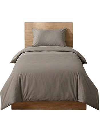 Housse de couette en coton uni Edenne
