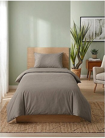 Housse de couette en coton uni Edenne