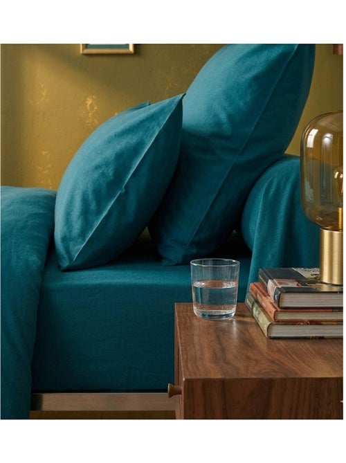 Housse de couette en coton uni Edenne - Kiabi