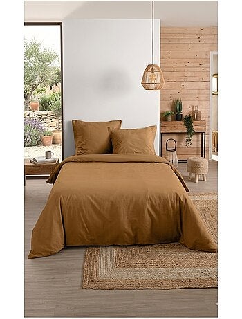 Housse de couette en coton uni Edenne